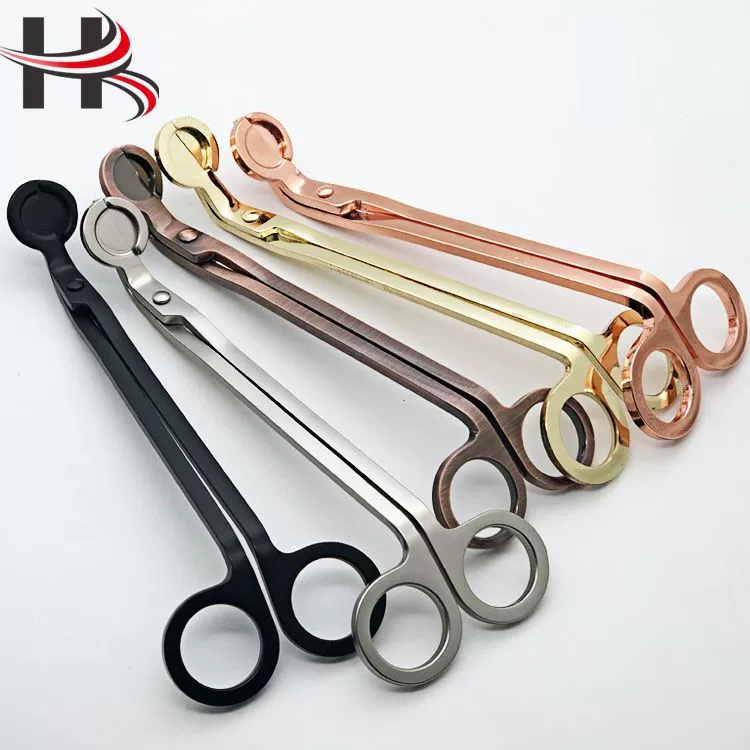 Stainless steel candle snips, wicking tool, candle wick snips, candle extinguishers, scented candle tools extinguishing snips, in-stock wholesale