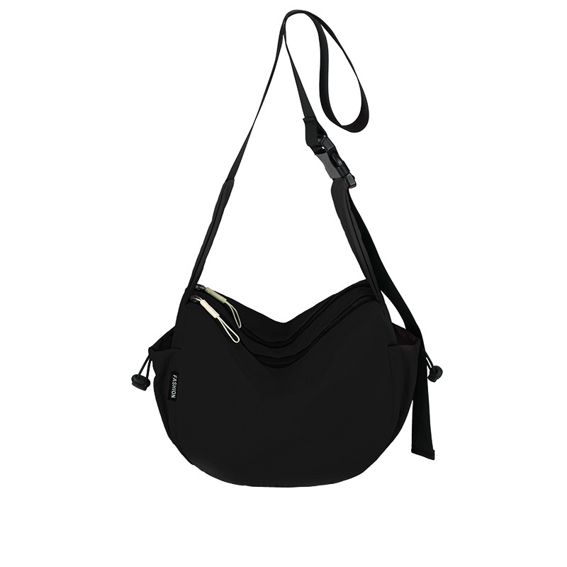 Bolso de lona popular de este año 2025 verano nuevo bolso femenino bolso de hombro de nailon impermeable bolso de mensajero deportivo de ocio