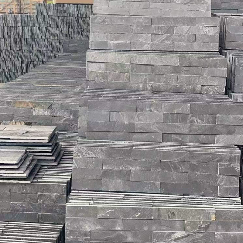 Синяя каменная плита комбинированная доска Парк двор Сращивание шифер Крытый открытый вилла фон стены культура фабрика оптом