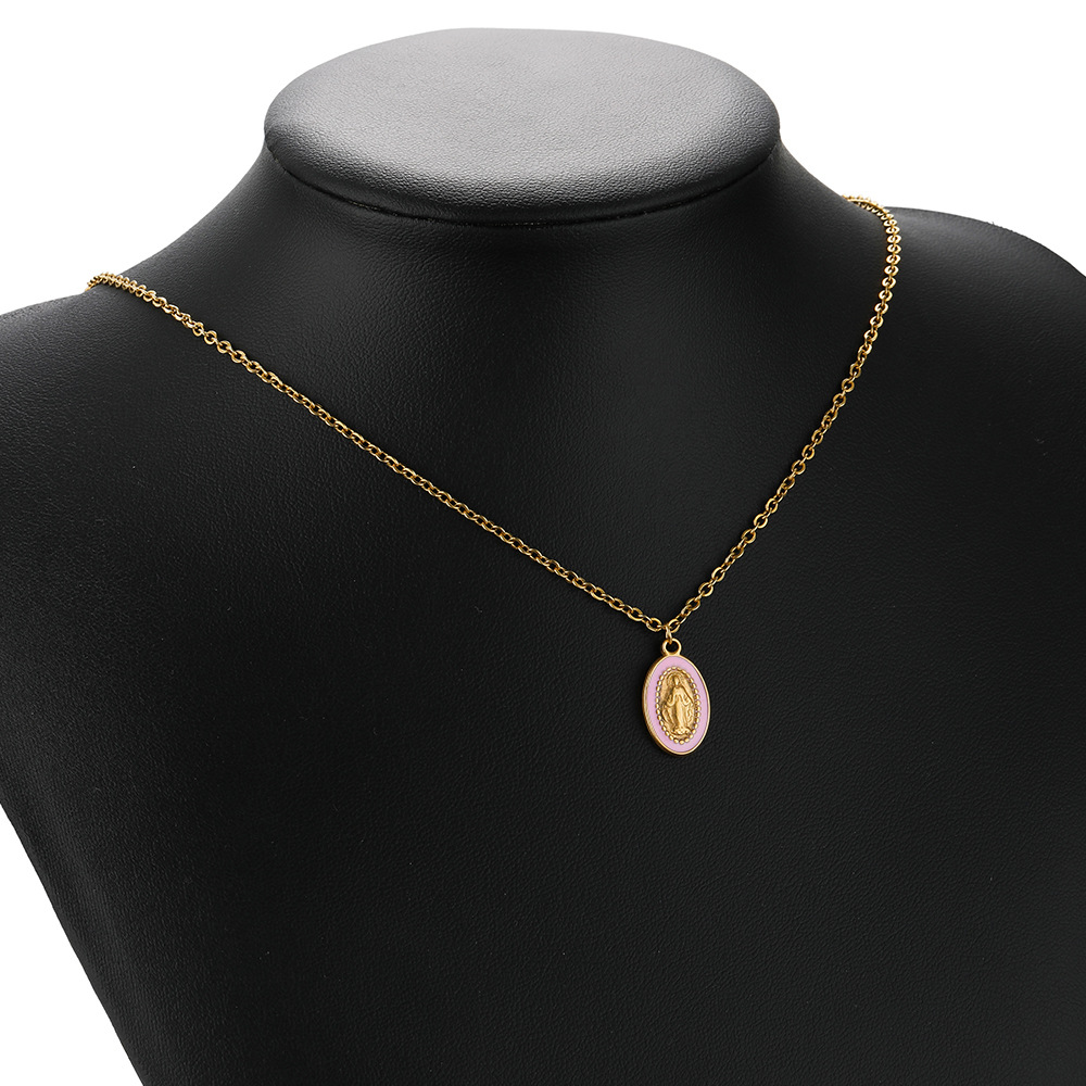 13g Weight Pendant Jewelry Making Type 18*10mm Jewelry Making Size DIY Jewelry Accessories Classification Hole 1~1.9mm Hole Size 5 PCS/Package Quantity 304 Stainless Steel Material Jesus Pattern Polished Finish Enamel Design Casual, Simple Style Style 5 PCS/Package 18*10mm Hole 1~1.9mm 304 Stainless Steel Jesus Polished Pendant 4