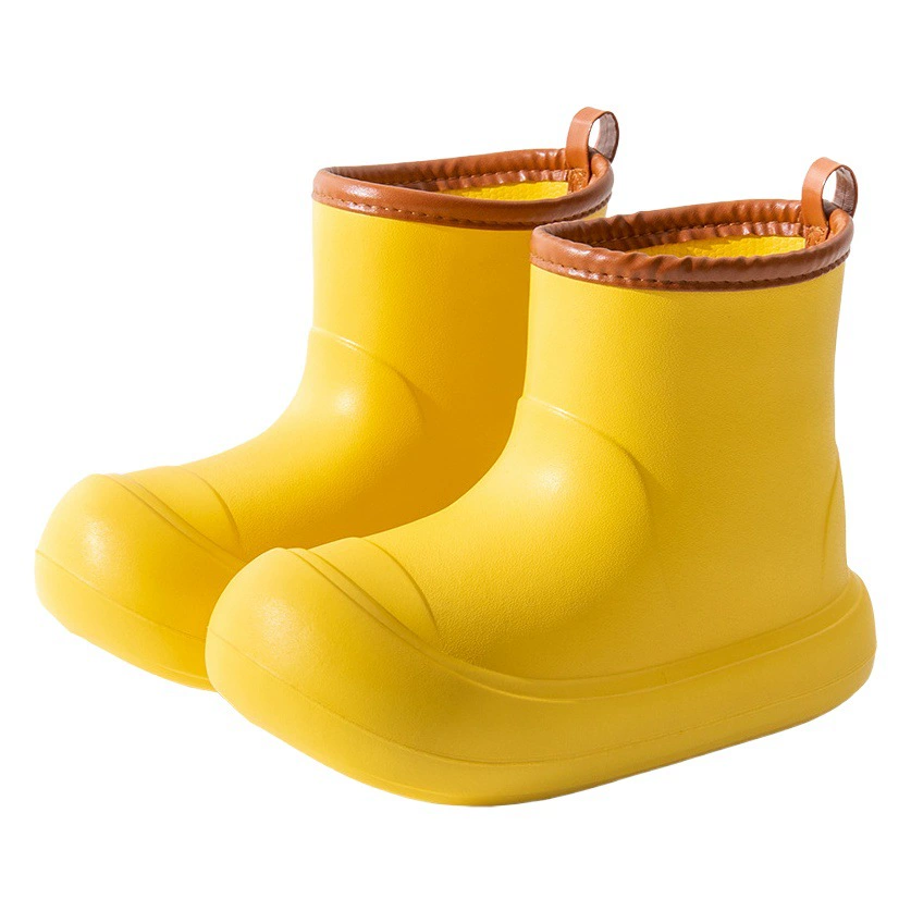 Резиновые сапоги 2024, новая верхняя одежда на толстой подошве, модные Нескользящие непромокаемые резиновые сапоги для родителей и детей, резиновая обувь Four Seasons на открытом воздухе