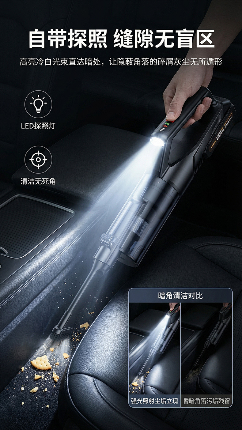 Wireless Car Vacuum Cleaner Amazon Car and Home Use Cordless Portable High Suction High Power Handheld Vacuum Cleaner