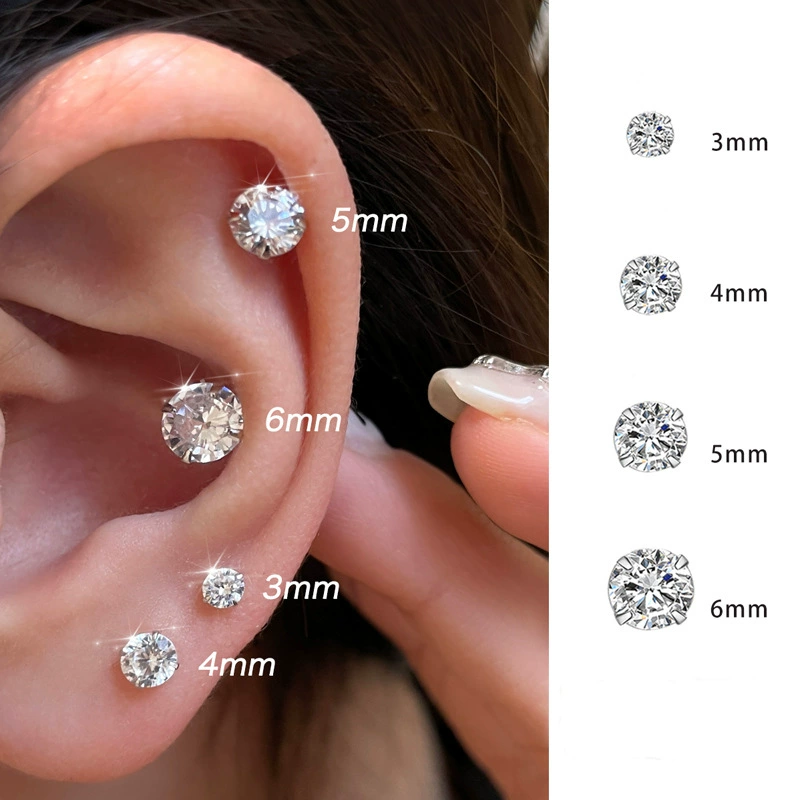 Эксель Sophisticated fashionable small minimalistic zirconium, серьги