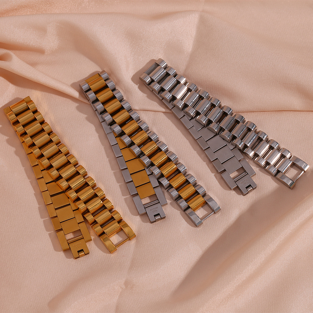 Mode Géométrique Acier Inoxydable Placage Bracelets display picture 1