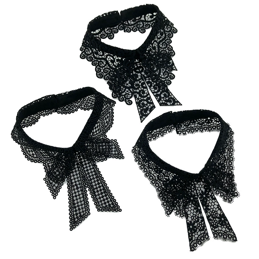 Горячие 10 водорастворимых модных вышитых ложных воротников, белые подходящие производители ложных воротников, производят все виды ложных воротников, могут делать узор