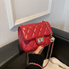 Fashionable small bag, chain, one-shoulder bag, 2023 collection, Chanel style, chain bag