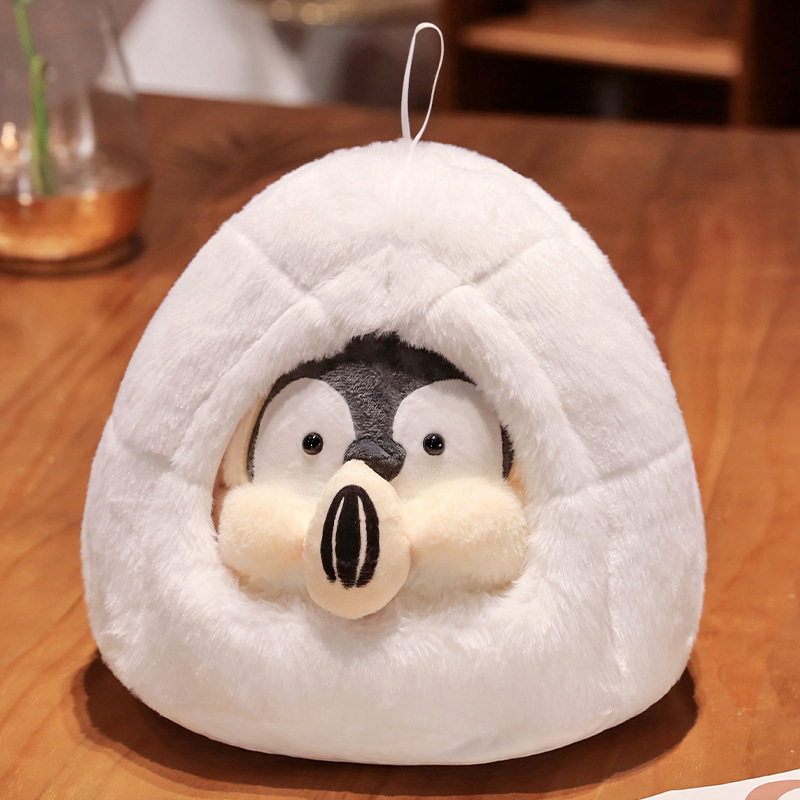 Pingüino nido muñeca juguetes de peluche lindo arco iris unicornio muñeca ballena muñeca de tela regalo para niños