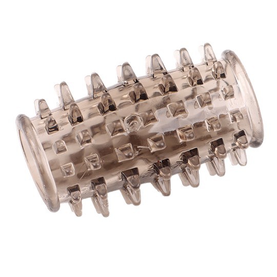Caterpillar TPE Locking Cock Ring, Transparent Slip-on Delay Ring for Men — detail image 7
