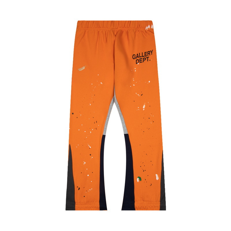 Orden exterior galería Departamento pintado a mano Splash-tinta costura cordón retro High Street casual sweatpants ligeramente estirar pantalones largos para hombres