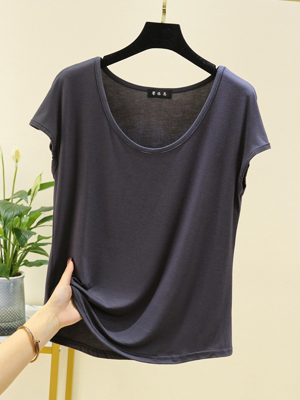 Modal Sleeveless T-Shirt for Women, Summer Korean Style, New Fashionable Versatile Round Neck Top, Loose Base Shirt, Trendy
