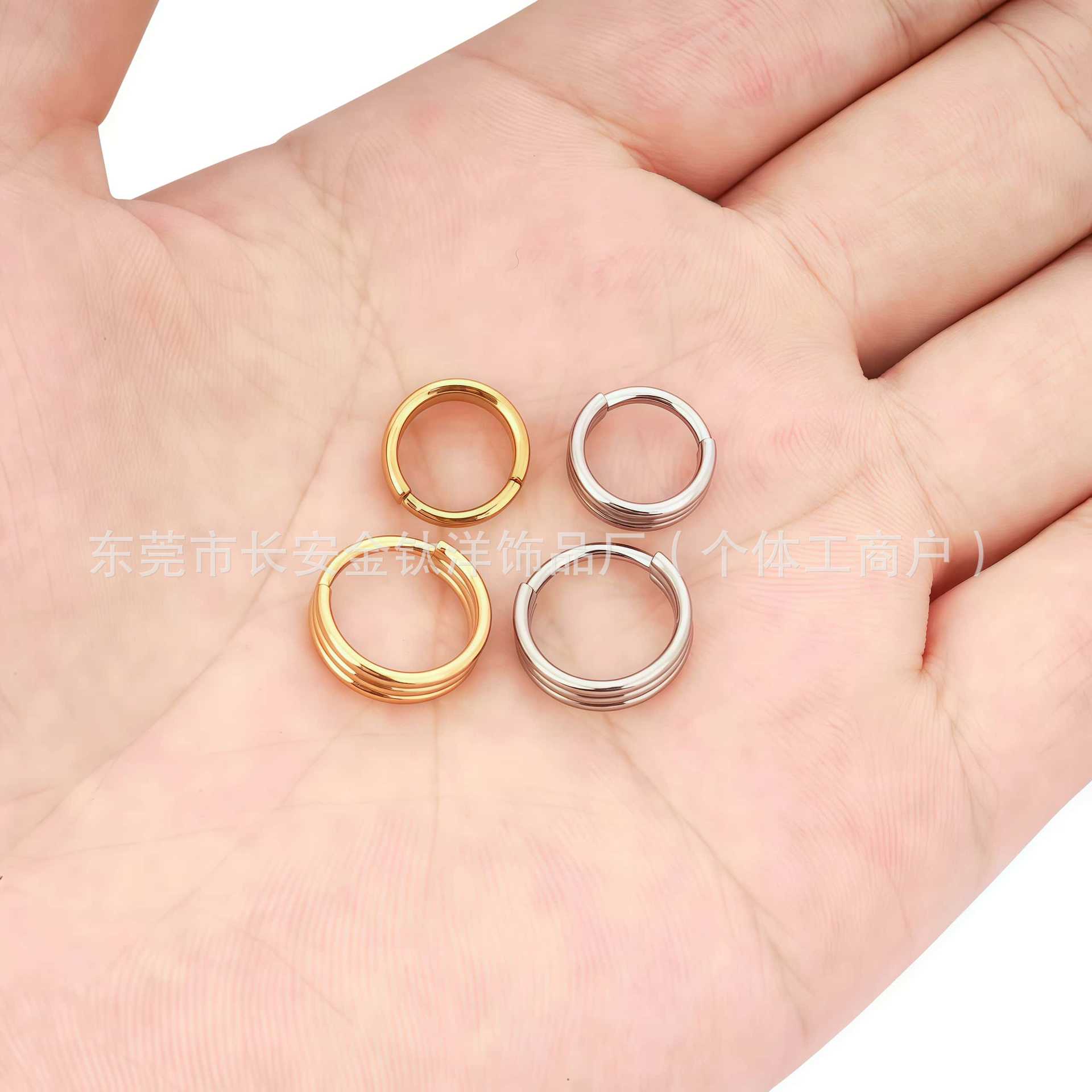 Labret piercing jewelry detail image