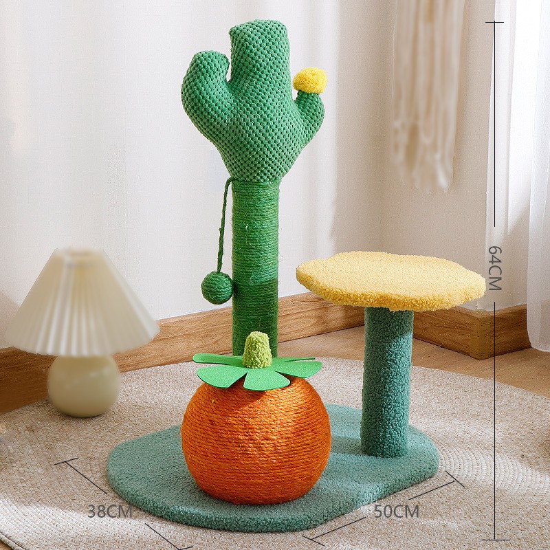 Árbol rascador para gatos grande y extragrande con sisal, multinivel, casa para gatos sencilla que no ocupa espacio, soporte para gatos, venta al por mayor transfronteriza. image 15