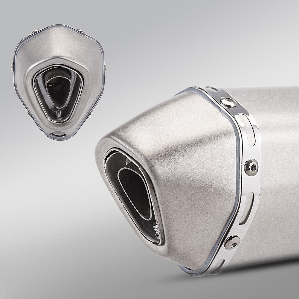 Suitable for motorcycle Z1000 dual outlet mid-section and tail-section exhaust pipe set, non-destructive direct fit for 2010-2022 models