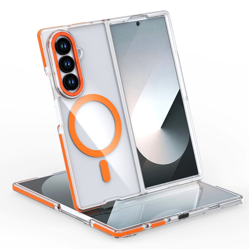 跨境适用三星Z Fold7折叠透明磁吸手机壳GalaxyZ Flip7防摔保护套|undefined