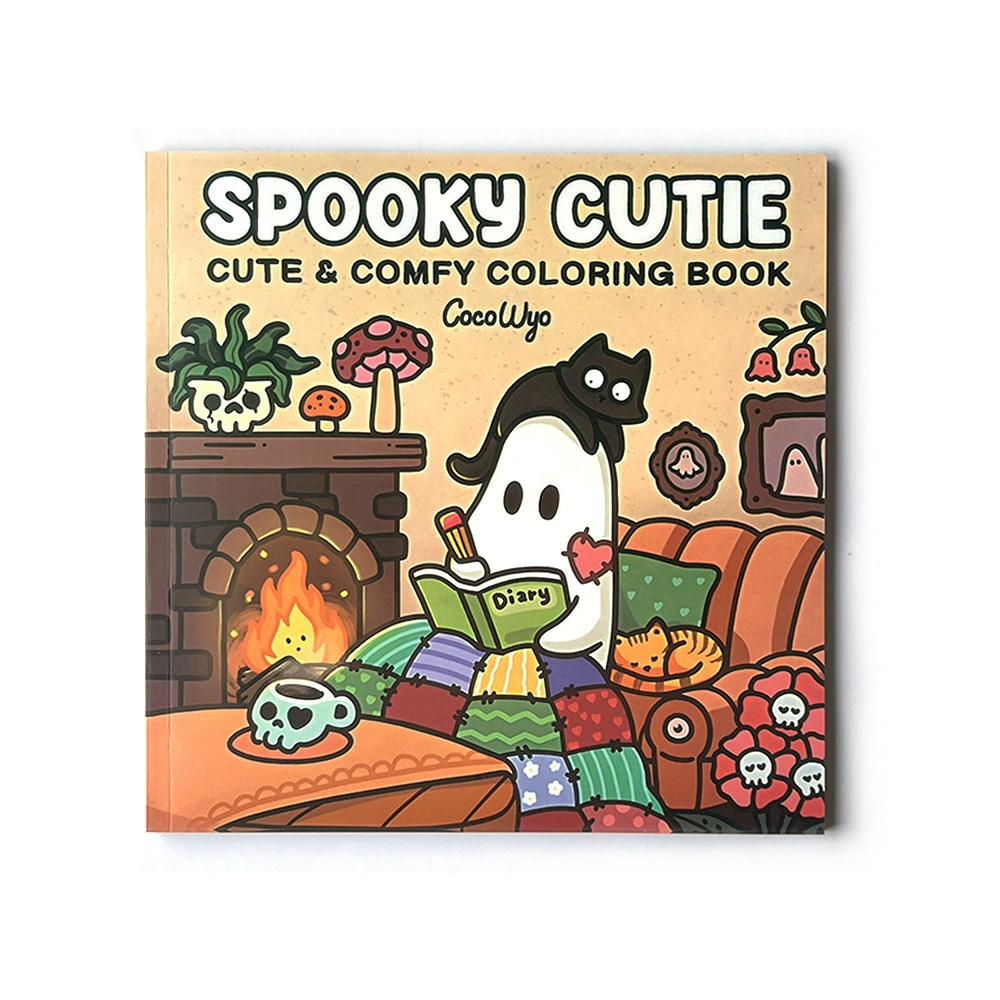 Раскраска для детей «Милый монстр» (переводная книга), мягкая обложка