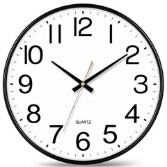 家庭用無声掛け時計現代客間時計寝室ファッション掛け時計家庭用石英時計シンプル静音時計