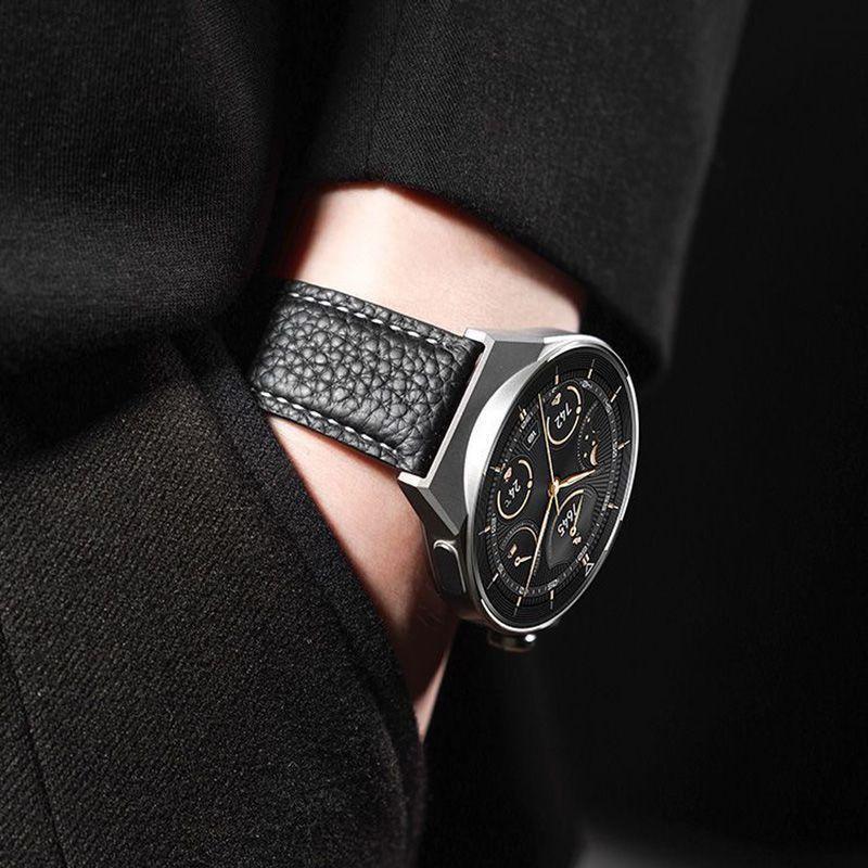 Suitable for Huawei GT6 watch gt6pro leather strap with magnetic buckle watch3 new BUDS2/gt2pro strap