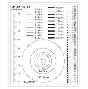 �߾��c��Ҏ���cҎ���c�����ֳ߿�Ҏ�y����GP-QA-06-08 83*97mm