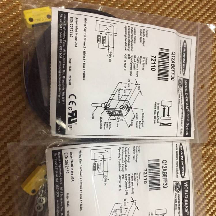 巴鲁夫/BALLUFF接近开关BES M12MI-NOC40B-BP03 导线 外形美观