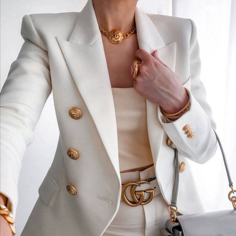 Autumn solid classic suit jacket for leisure, (Cross-border trading), city style, Aliexpress, Amazon