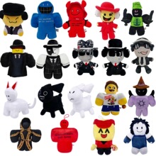 新品forsaken chance plush被遗忘的游戏周边毛绒玩偶公仔黑兔子