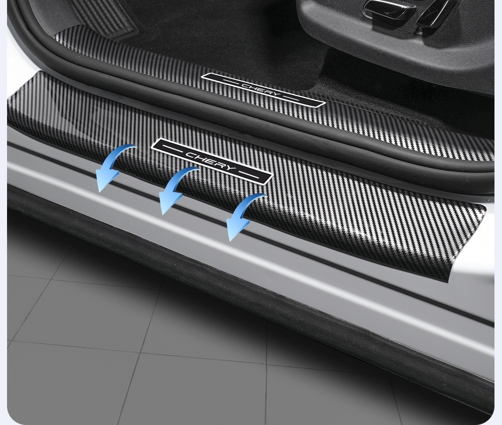 Suitable for Chery Fengyun T11/T10/A9L: door sill trim, welcome step, and trunk sill protector – protective and decorative accessories