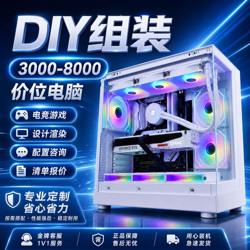 New Arrival with Free Shipping: I7 10700 Desktop Computer System Unit, All-In-One Machine for Office, Home Use, Design, and Editing
