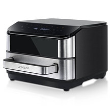 ACKILISS跨境家用4L容量电披萨锅可视上下加热无烟电烤锅空气炸锅