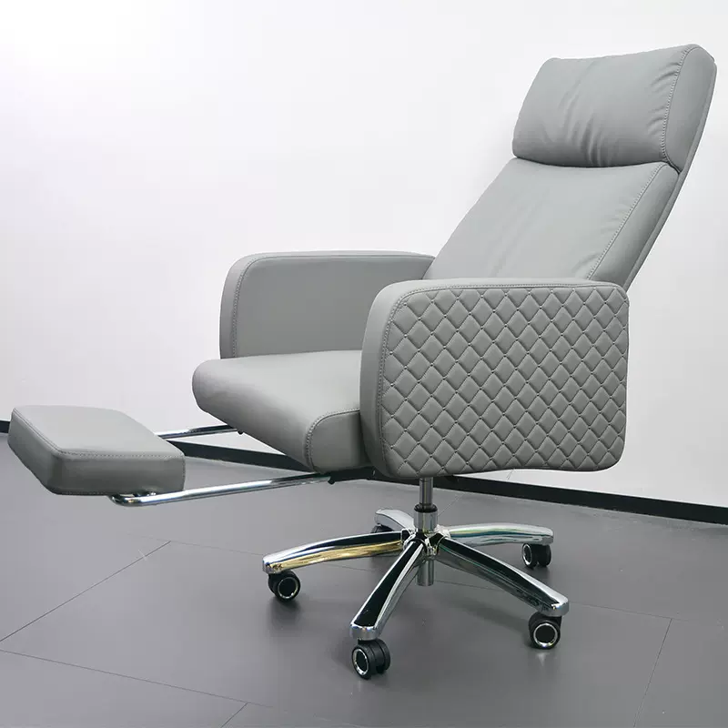 老板椅转椅电脑椅家用午休可躺按摩座椅椅子商务西皮大班椅办公椅