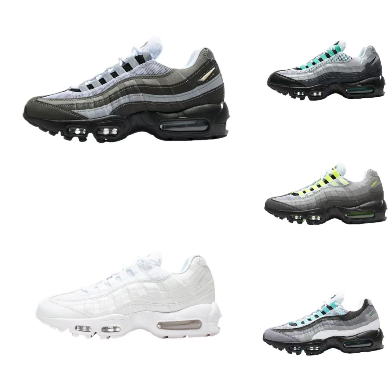2025 Spring New Max 95 Air Cushion Shoes for Men, Cushioning and Heightening Sports Shoes, Versatile Casual Running Shoes for Women