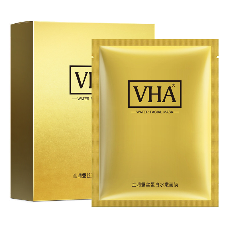 VHA oro silla proteína máscara de hidratación hidratante máscara de piel máscara de caja de piel máscara al por mayor