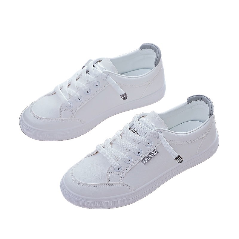 Zapatos blancos para mujeres, zapatos de moda para mujeres, primavera y otoño de 2025, nuevos zapatos deportivos y casuales de nicho para mujeres.