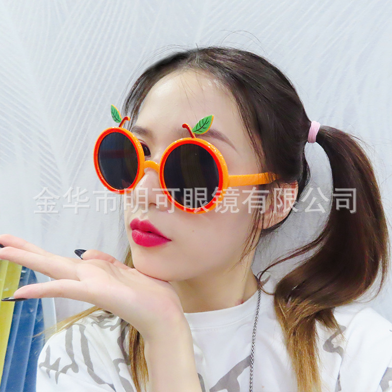 Gafas de Fiesta con Forma de Naranja de ABS Decorativo para Cumpleaños y Eventos