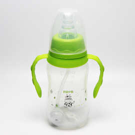 邦贝小象有柄标口婴儿宝宝pp塑料奶瓶120ml母婴用品一件代发批发