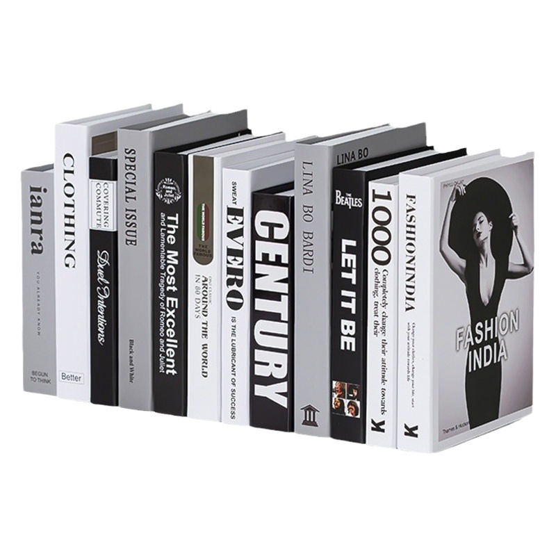 Moderno libro falso al por mayor simple simulación libro Decoración Oficina de ventas sala de exposiciones decoración suave props