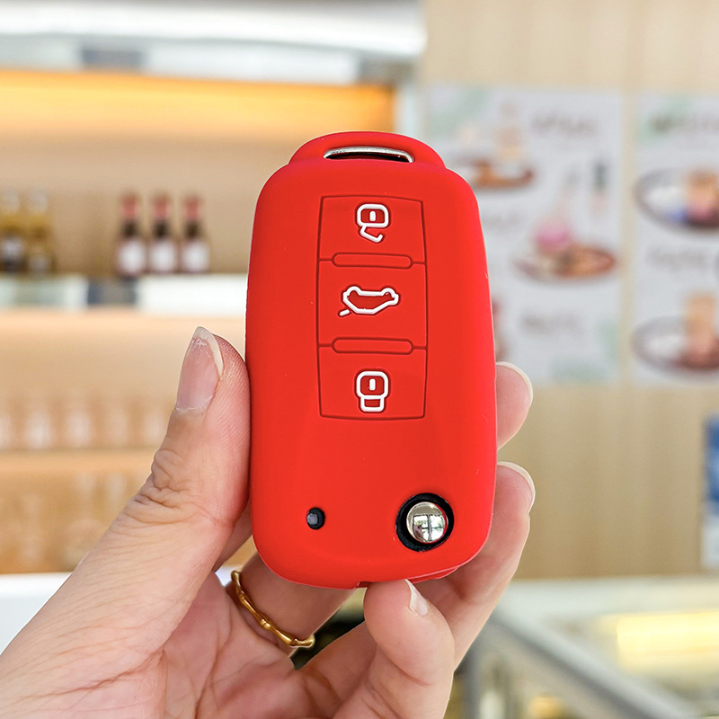 Spot silicona 22 bolsas Volkswagen, funda protectora de llavero de automóvil Toyota, adecuada para un automóvil exquisito, portátil y exquisito