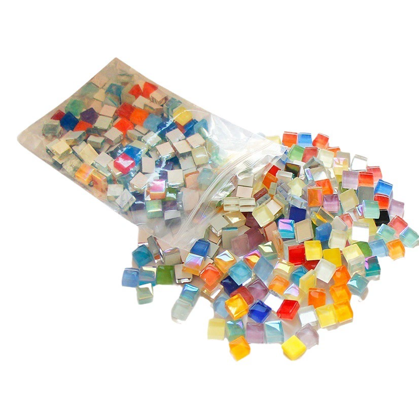 1 кг мозаика оптом DIY Кристалл Стекло патч ручной работы родитель-ребенок малыш детский Материал пакет около 1200