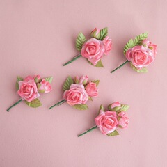 Manufacturer of artificial flower decorations, corsage handicrafts, fake flowers, green plants wholesale, wedding celebration, cross-border, Instagram style, MW99781