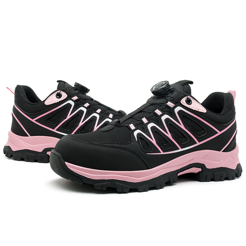 Zapatos de protección laboral de mujer anti-batida anti-perforación cabeza de acero anti-deslizante anti-desgaste anti-fatura zapatos de trabajo anti-fatura