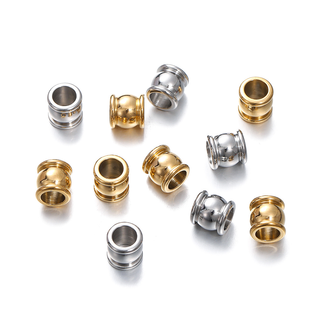 3g Weight Beads Jewelry Making Type DIY Jewelry Accessories Classification 10 PCS/Package Quantity 304 Stainless Steel Material Solid Color Pattern Plating Design Simple Style, Classic Style Style 10 PCS/Package 304 Stainless Steel Solid Color DIY Jewelry Accessories Beads 2