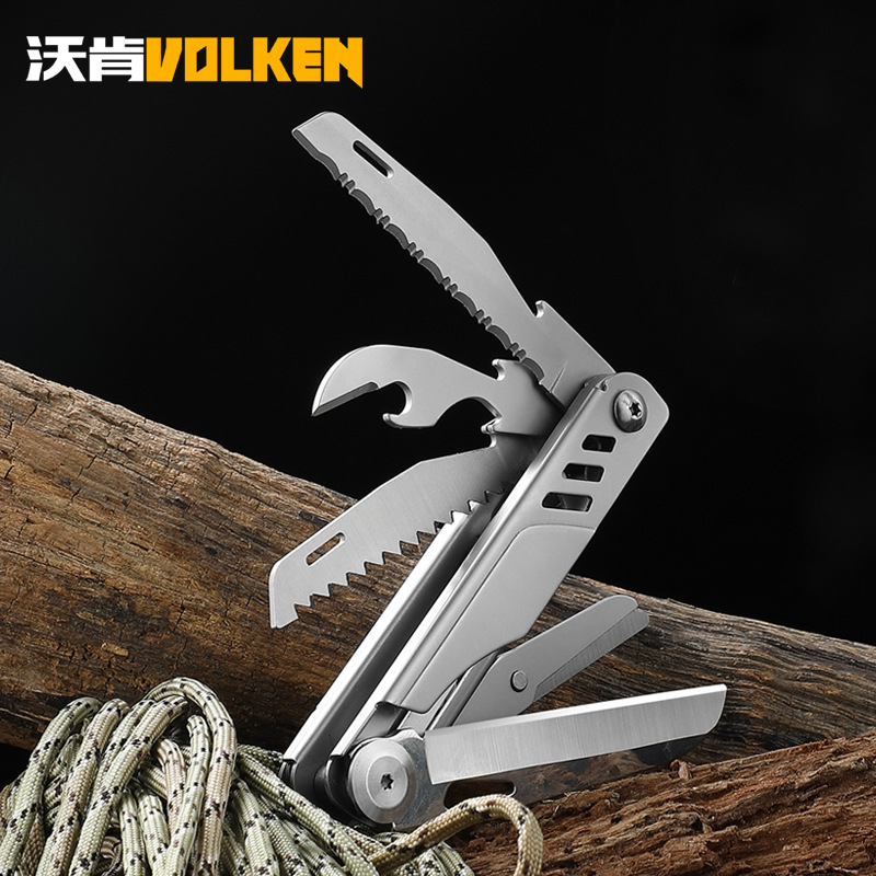 现货多功能户外刀野营高硬度折叠刀便携式破窗车载防身刀厂家批发