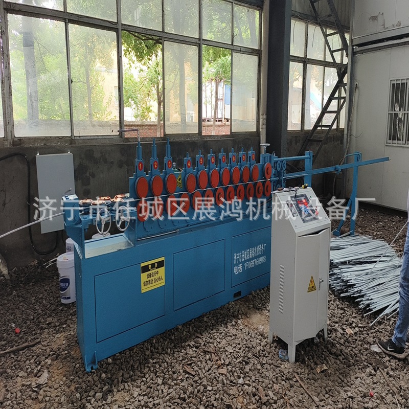 济宁展鸿数控多轮钢筋调直机 镀锌拉条变频调速调直切断机