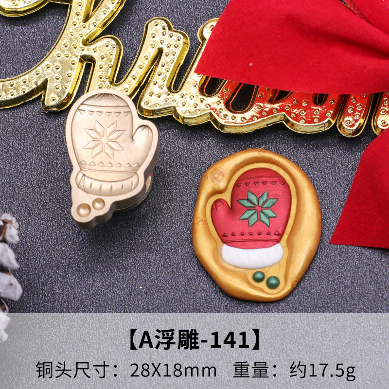 Color europeo pintura de fuego sello cabeza elk muñeco de nieve serie de navidad en relieve tarjeta de felicitación de navidad sobre sellado regalo de víspera de navidad