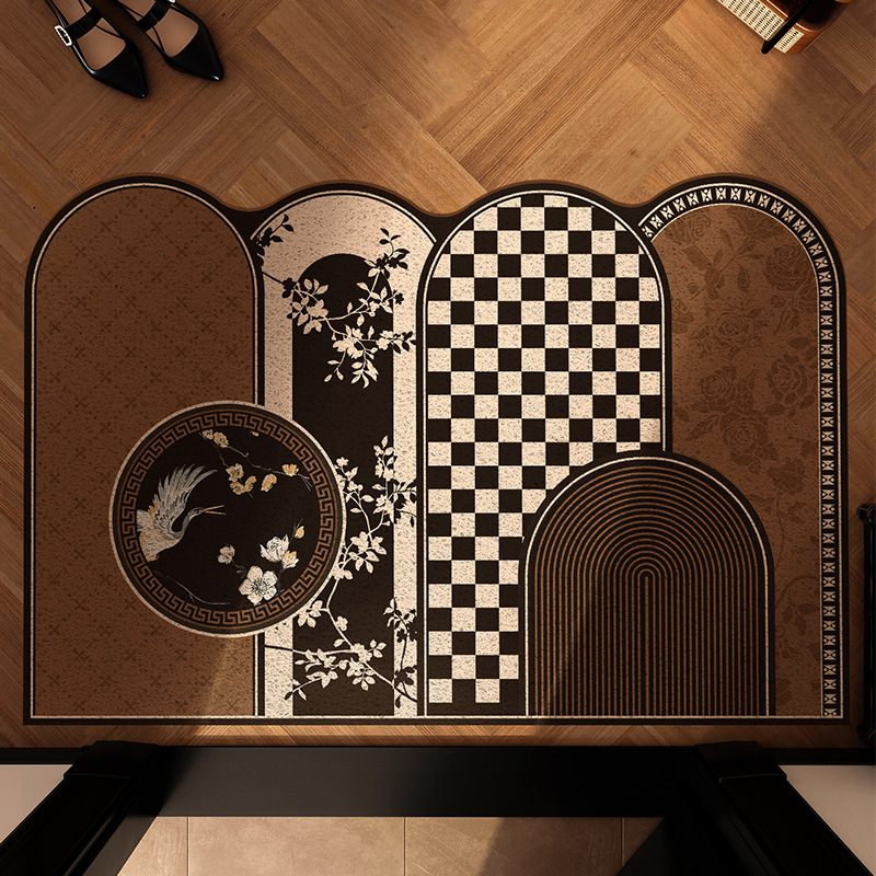 Vintage Eingangsmatte Aus Schlingenware Schmutzabweisend_voghion.com