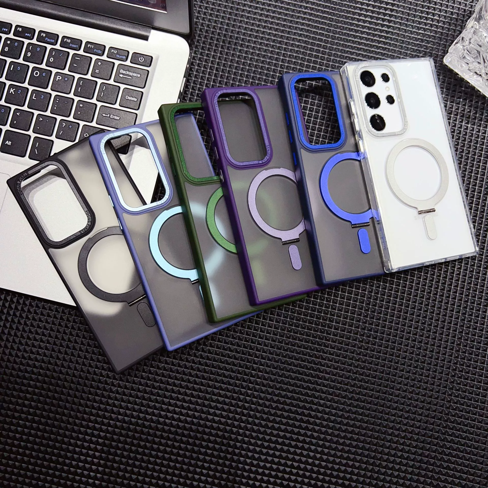 Чехол для мобильного телефона Samsung S25, магнитный чехол Magsafe, с кольцом-подставкой, защитный чехол для S25 Ultra, креативный новый стиль