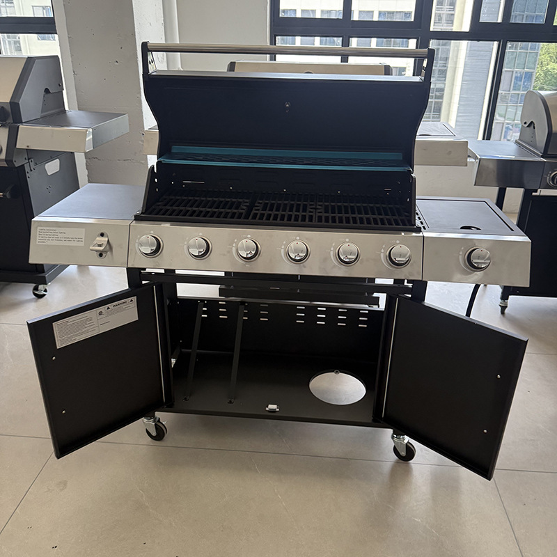 Parrilla de acero inoxidable directa de fábrica para acampar al aire libre horno especial carbón horno BBQ multifuncional grande y duradero