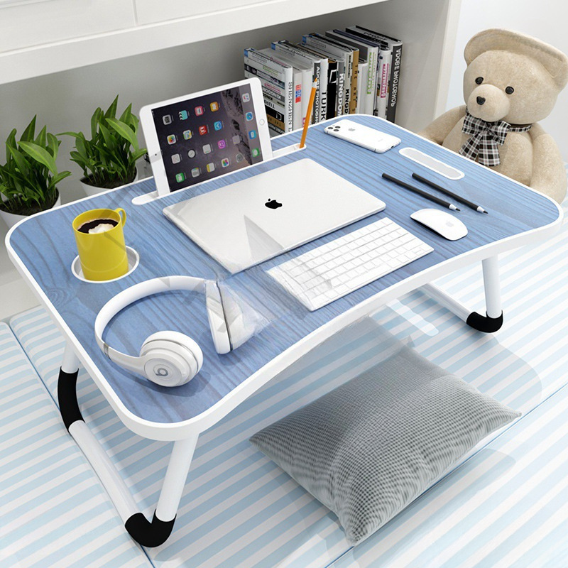 床上电脑桌大学生宿舍上铺懒人可折叠小桌子家用寝室简约学习书桌
