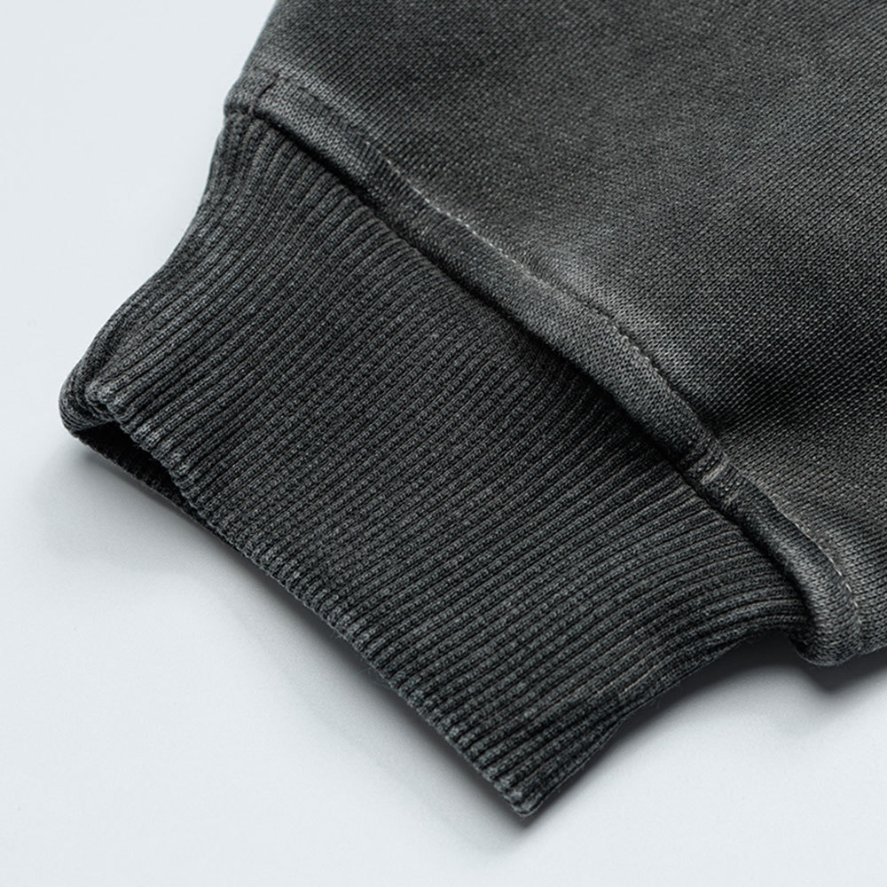 Waste Land Vintage Washed Letter Print Hoodie Herren Loose Pullover Langarm Frühling Herbst Sweatshirt_voghion.com