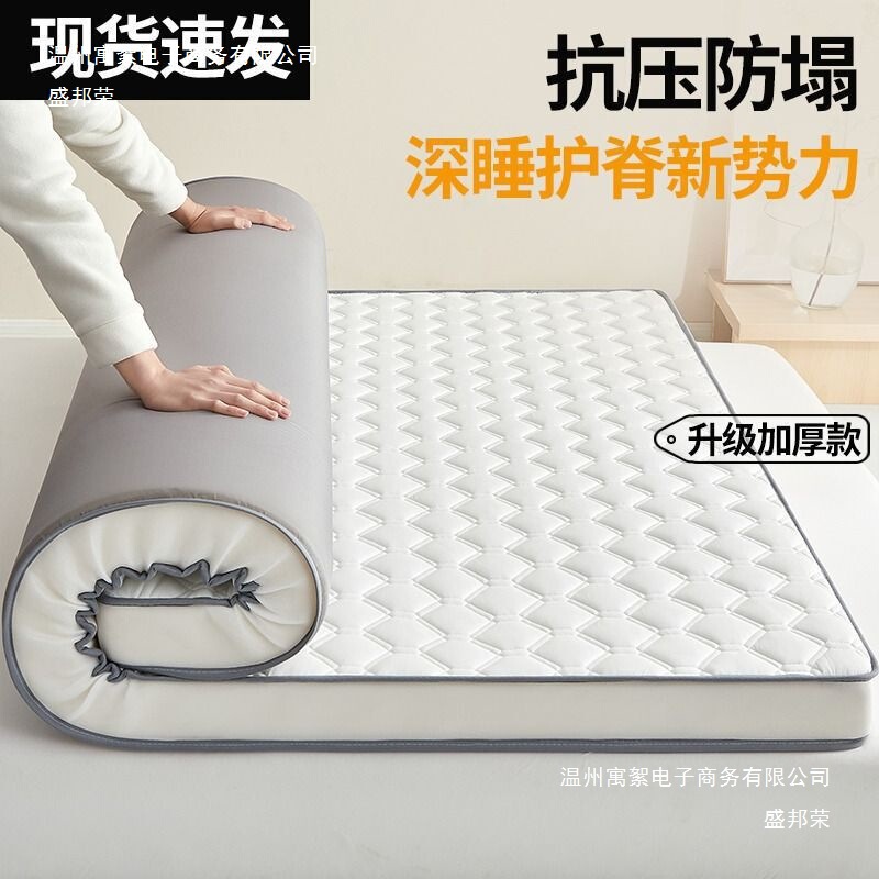 Latex Memory Foam Mattress Cover Soft Cushion Home Bedroom Thickened Tatami Sponge Mat Student Dormitory