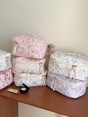 312283 ins卡通手提化妝包可愛大容量便攜護膚品收納包旅行洗漱包